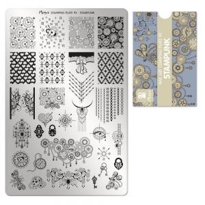 Stampunk körömnyomda lemez