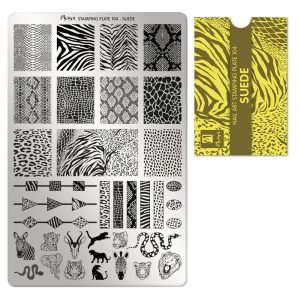 Suede körömnyomda lemez