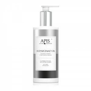 Tisztító arclemosó gél aktív szénnel - 300 ml