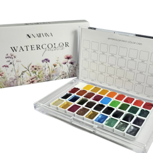 Akvarellfesték palettában - Aquarell set - Nailvana